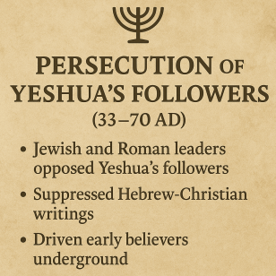 Jewish authorities rejected the Messianic message.